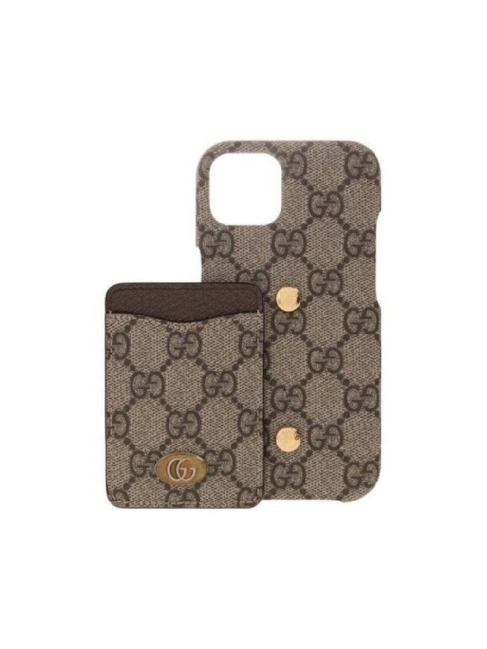NEW GUCCI GG Supreme iPhone 13 Pro 701583 Cell phone case Brown